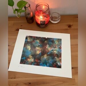 New Original Signed Artwork Alcohol Ink on Paper 141